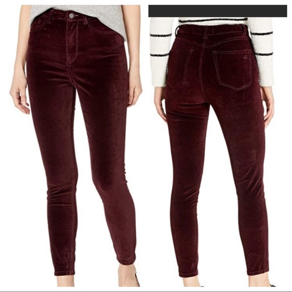 DL 1961 Women’s Chrissy Ultra High Rise Velvet - Picture 8 of 8